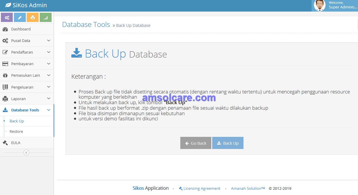 Software Sistem Informasi Kos-kosan/ Rent Room versi 3